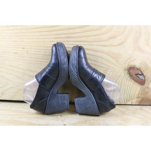 Born Boots Womens 8M Black Leather Dollie Platform Ankle Bootie Shoes - Picture 4 of 8